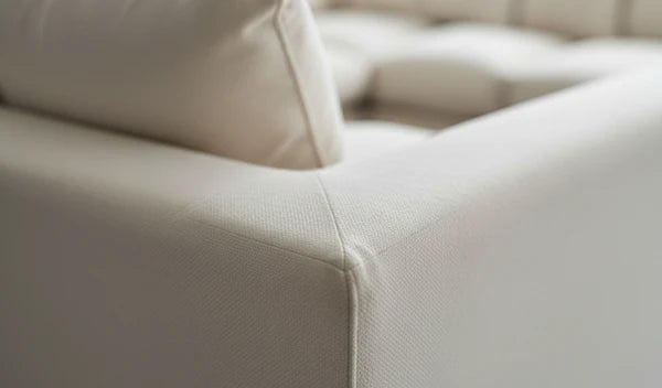 Dylon 5 Seater Corner Sofa Cream – Modern L-Shaped Family Sofa for UK Homes