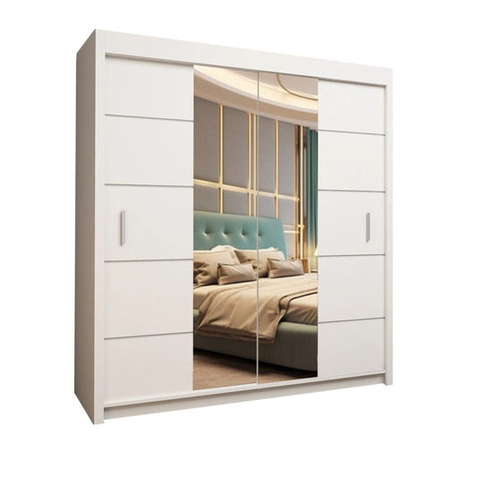 OSLO Sliding Door Wardrobe – 150cm Wide | Modern Bedroom Storage Unit