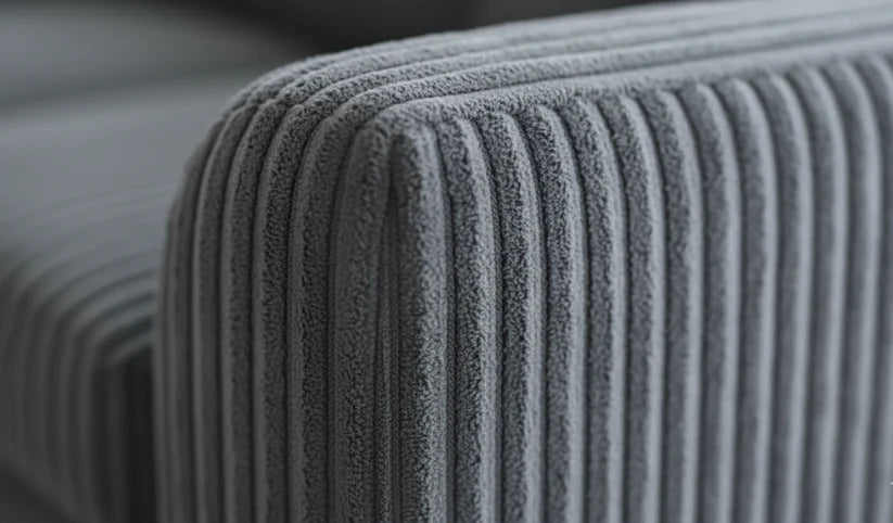 Jumbo Cord Corner Sofa – Luxury L-Shaped Sofa for Ultimate Comfort & Style