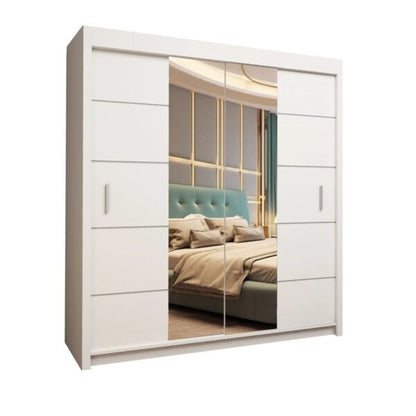 OSLO Sliding Door Wardrobe – 150cm Wide | Modern Bedroom Storage Unit