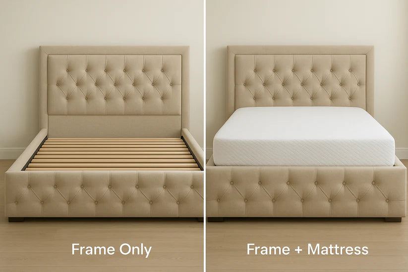 Luxury Chesterfield Upholstered Velvet Bed Frame – Diamond Tufted Plush Bed | Single to Super King UK