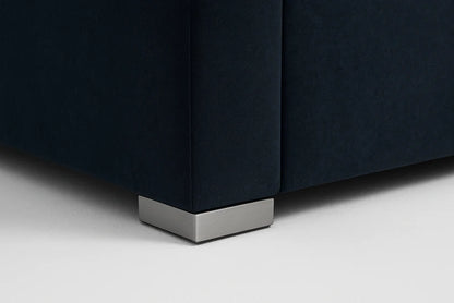 Bishop U-Shaped Velvet Sectional Sofa with Chaise – Luxury Black & Navy U-Shape Sofa | UK