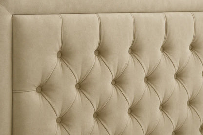 Luxury Chesterfield Upholstered Velvet Bed Frame – Diamond Tufted Plush Bed | Single to Super King UK