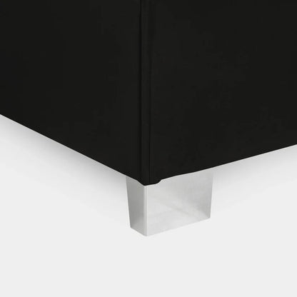 Sloane Black U-Shape Corner Sofa – Large Luxury Full Back U-Shaped Sofa | UK