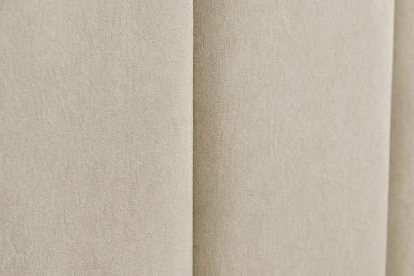 Luxury Upholstered Bed Frame with Fluted Headboard & Optional Mattress