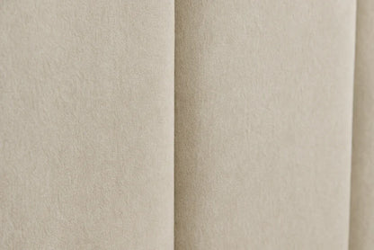 Luxury Upholstered Bed Frame with Fluted Headboard & Optional Mattress