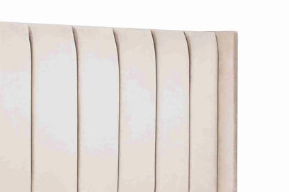 Arizona Slate Beige Bed Frame – Double & King Size with Optional Ottoman Storage and Mattress