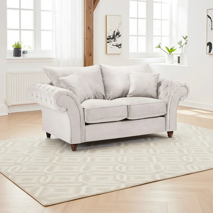 Windsor Fullback 2 Seater Sofa in Stone