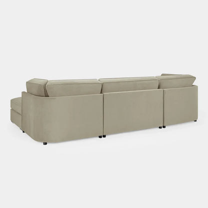 Belgravia Beige U-Shape Corner Sofa