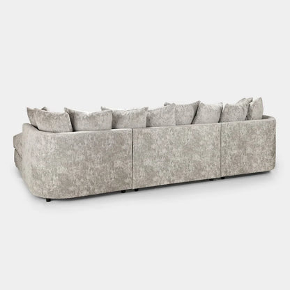Bishop Truffle Scatterback U-Shape Corner Sofa – Large Luxury Chenille U-Shaped Sofa | UK