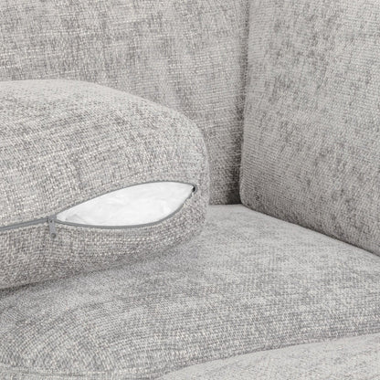 Esma Ivory U Shape Corner Sofa