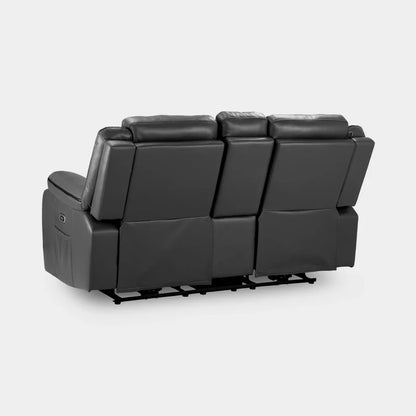 Harald Electric Recliner 2 Seater Sofa in Grey