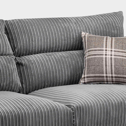 Verona Fullback Sofa Grey Armchair | Classic Fabric Armchair UK