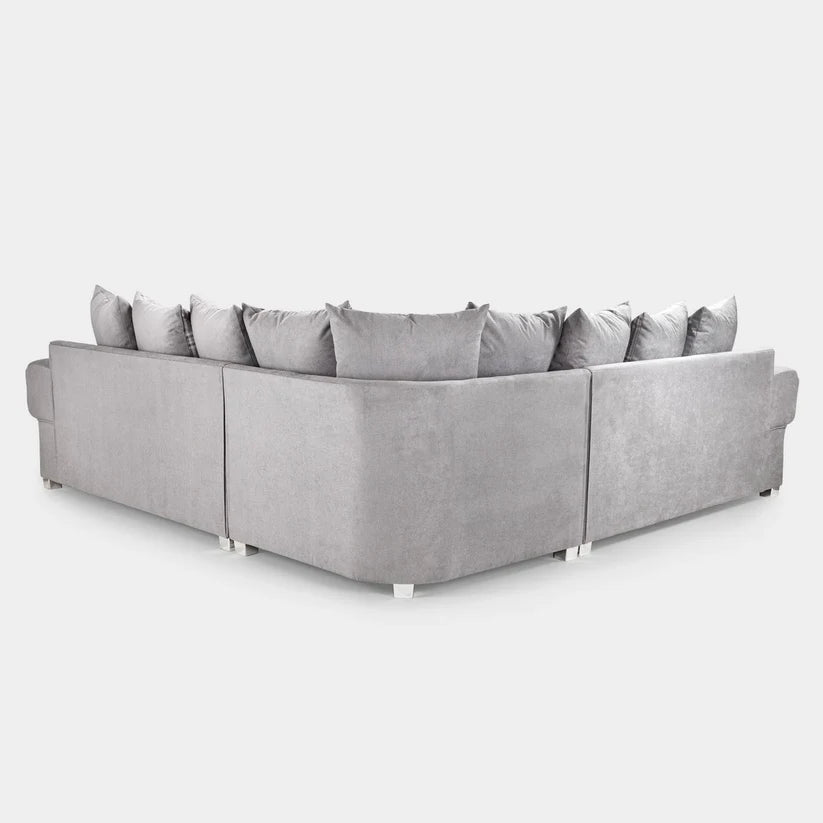 Verona Scatterback Grey Corner Sofa