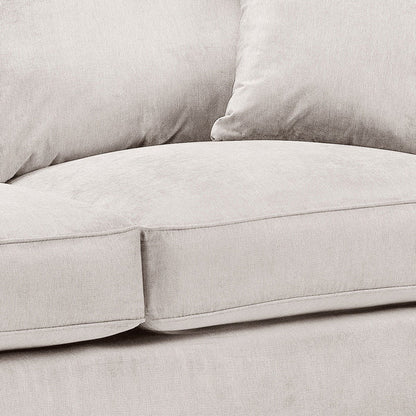 Windsor Fullback Sofa Stone Right Hand Facing Corner – Classic Fabric L-Shaped Sofa