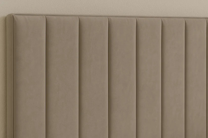 Grey Velvet Ottoman Storage Bed with Mattress Options – Single, Double, King & Super King