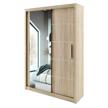 LYON Sliding Door Wardrobe – Modern Design Available in 4 Colours | Fast UK Delivery